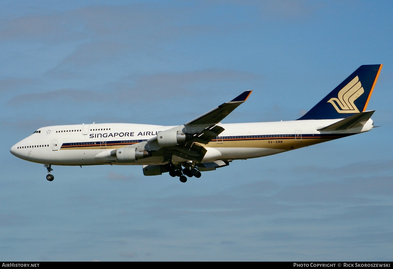 Aircraft Photo of 9V-SMM | Boeing 747-412 | Singapore Airlines | AirHistory.net #371865