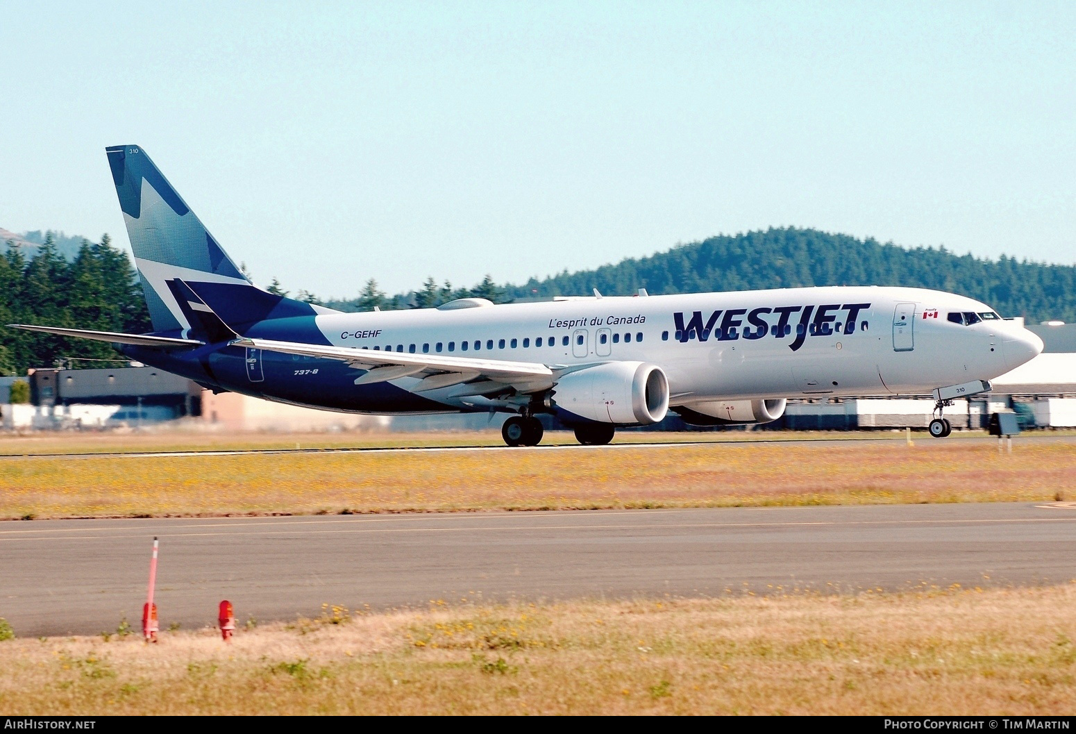 Aircraft Photo of C-GEHF | Boeing 737-8 Max 8 | WestJet | AirHistory.net #371934