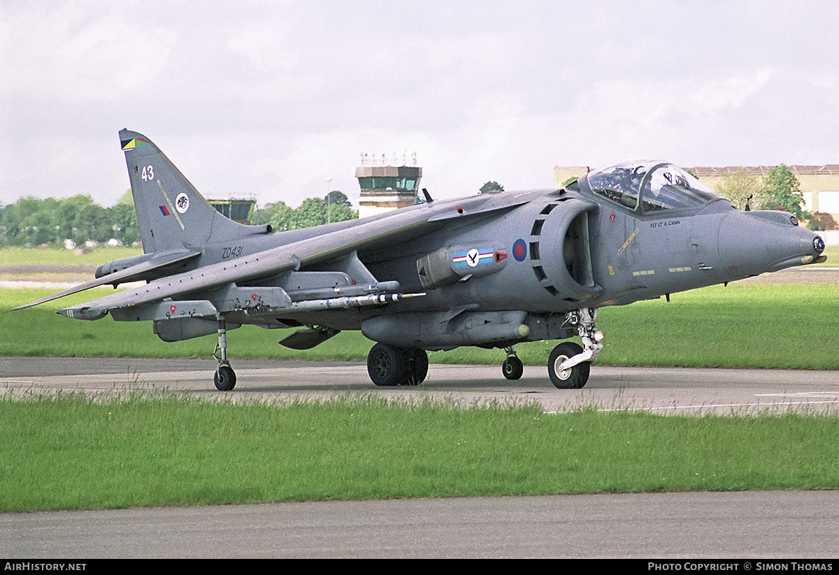 Aircraft Photo of ZD431 | British Aerospace Harrier GR7 | UK - Air Force | AirHistory.net #371951