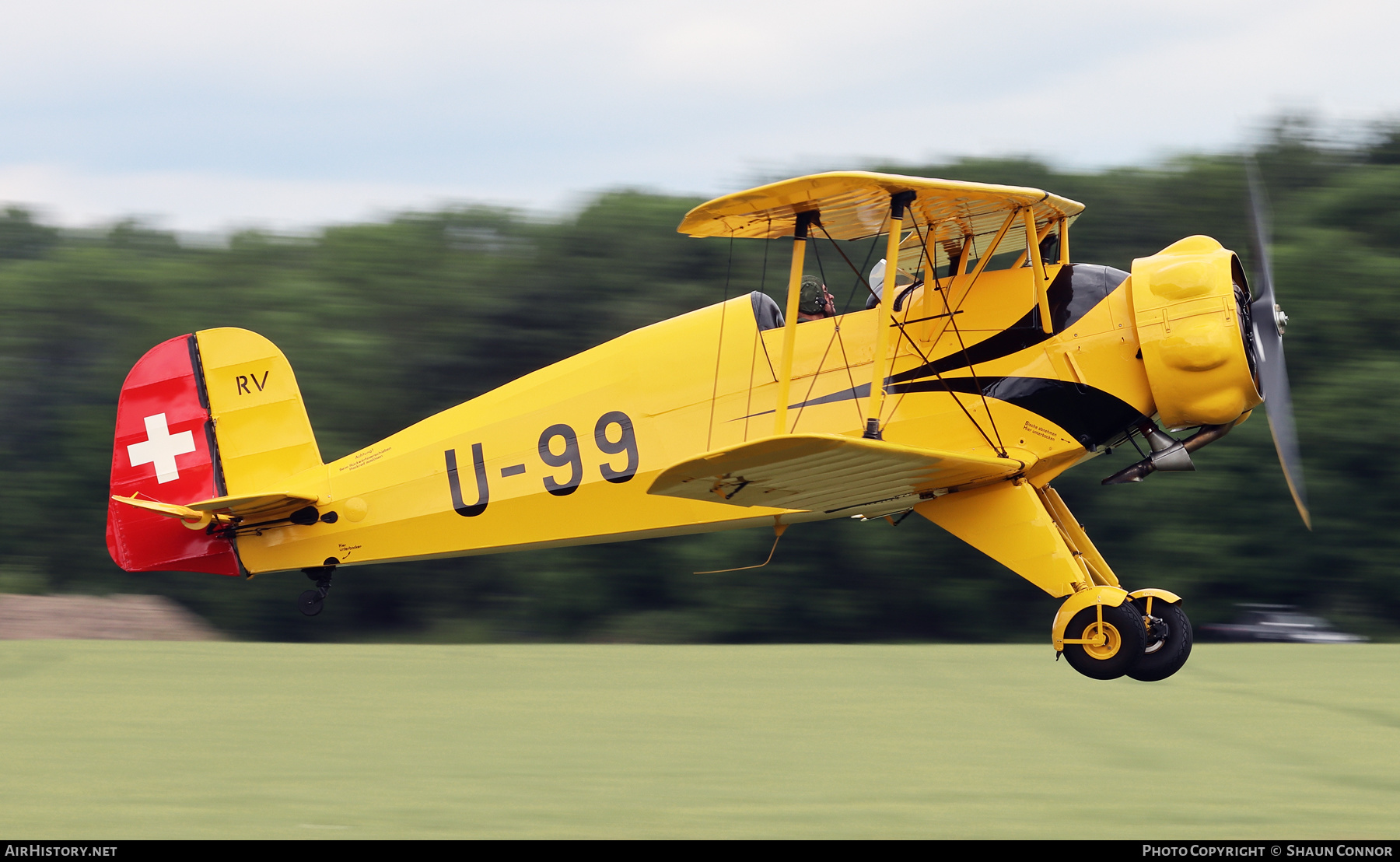 Aircraft Photo of G-AXMT / U-99 | Bücker Bü 133C Jungmeister | Switzerland - Air Force | AirHistory.net #371967