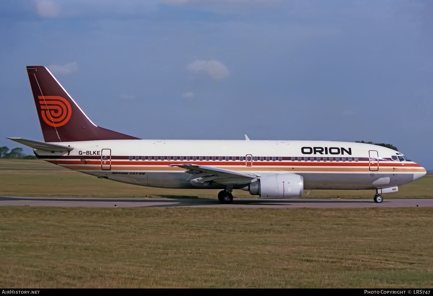 Aircraft Photo of G-BLKE | Boeing 737-3T5 | Orion Airways | AirHistory.net #371979