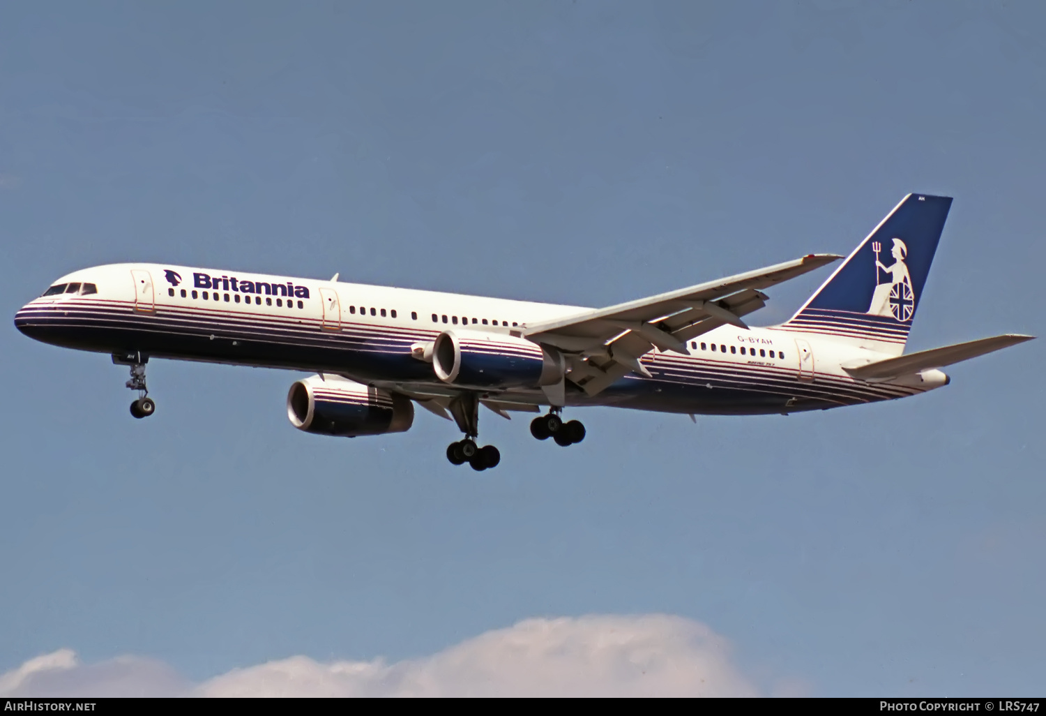 Aircraft Photo of G-BYAH | Boeing 757-204 | Britannia Airways | AirHistory.net #371994