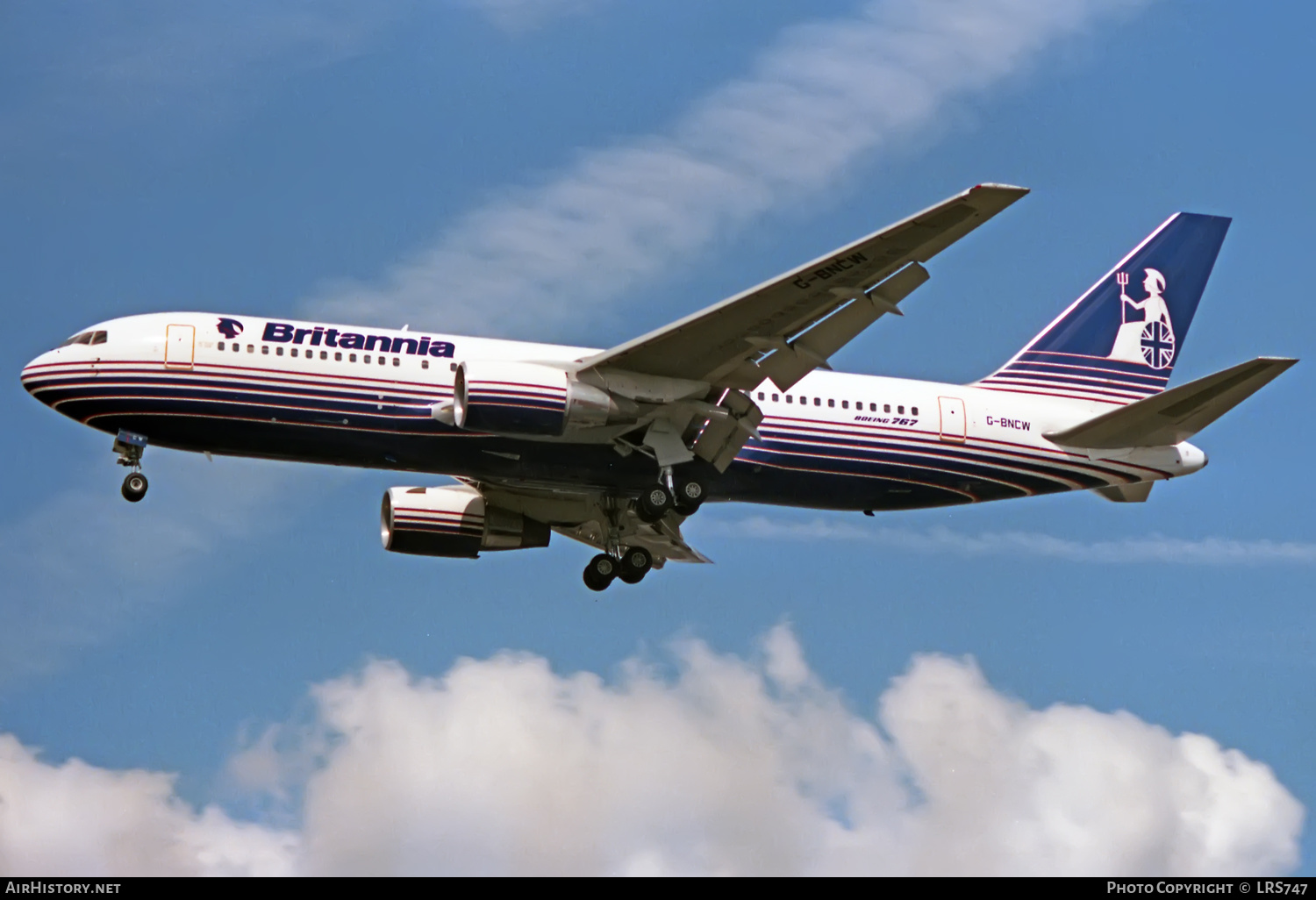 Aircraft Photo of G-BNCW | Boeing 767-204 | Britannia Airways | AirHistory.net #371998