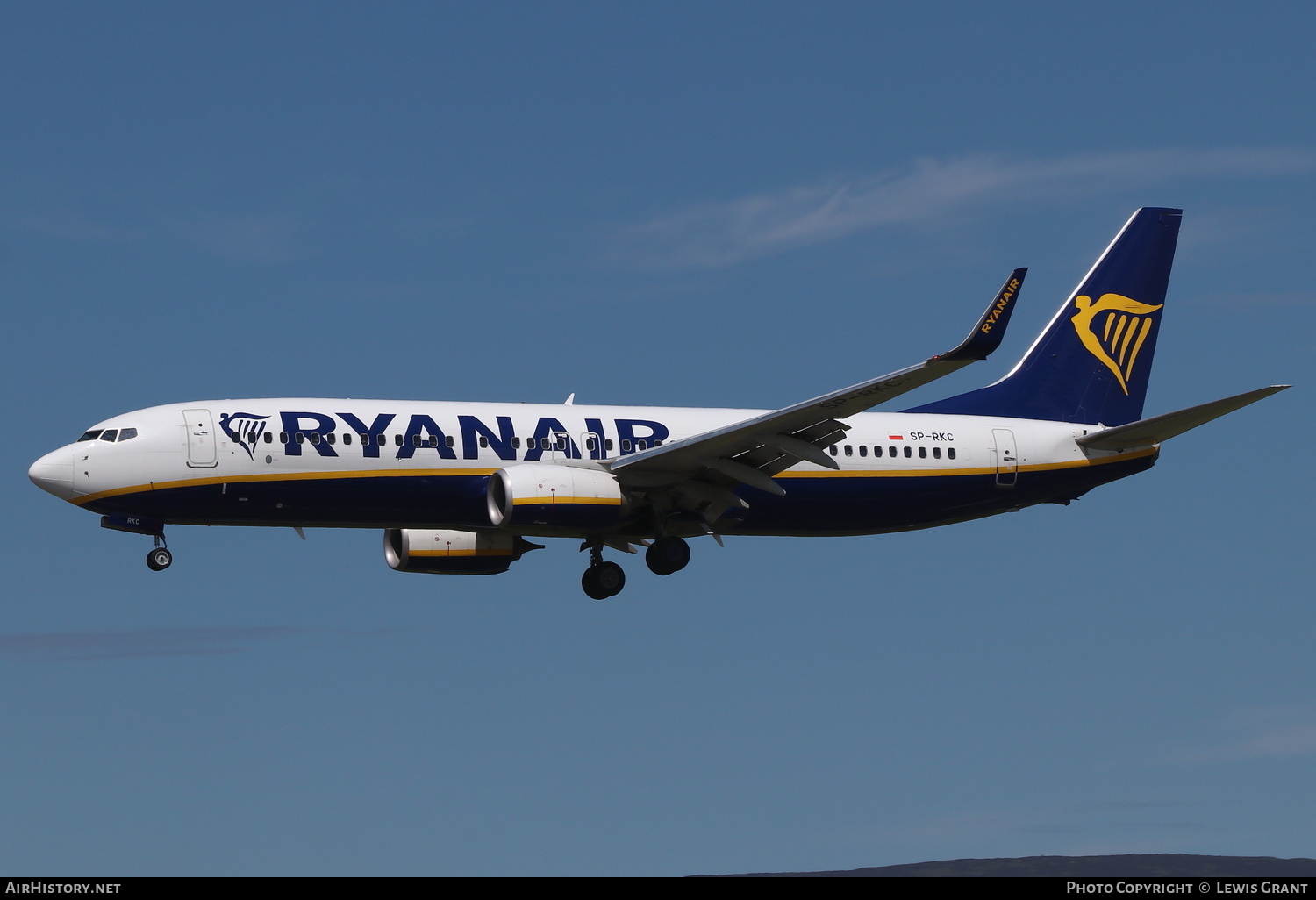 Aircraft Photo of SP-RKC | Boeing 737-8AS | Ryanair | AirHistory.net #372019