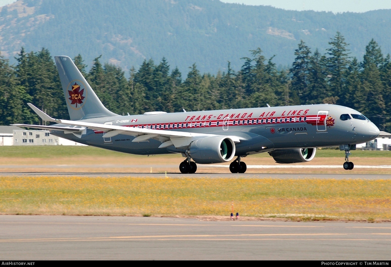 Aircraft Photo of C-GNBN | Airbus A220-371 (BD-500-1A11) | Air Canada | Trans-Canada Air Lines - TCA | AirHistory.net #372025