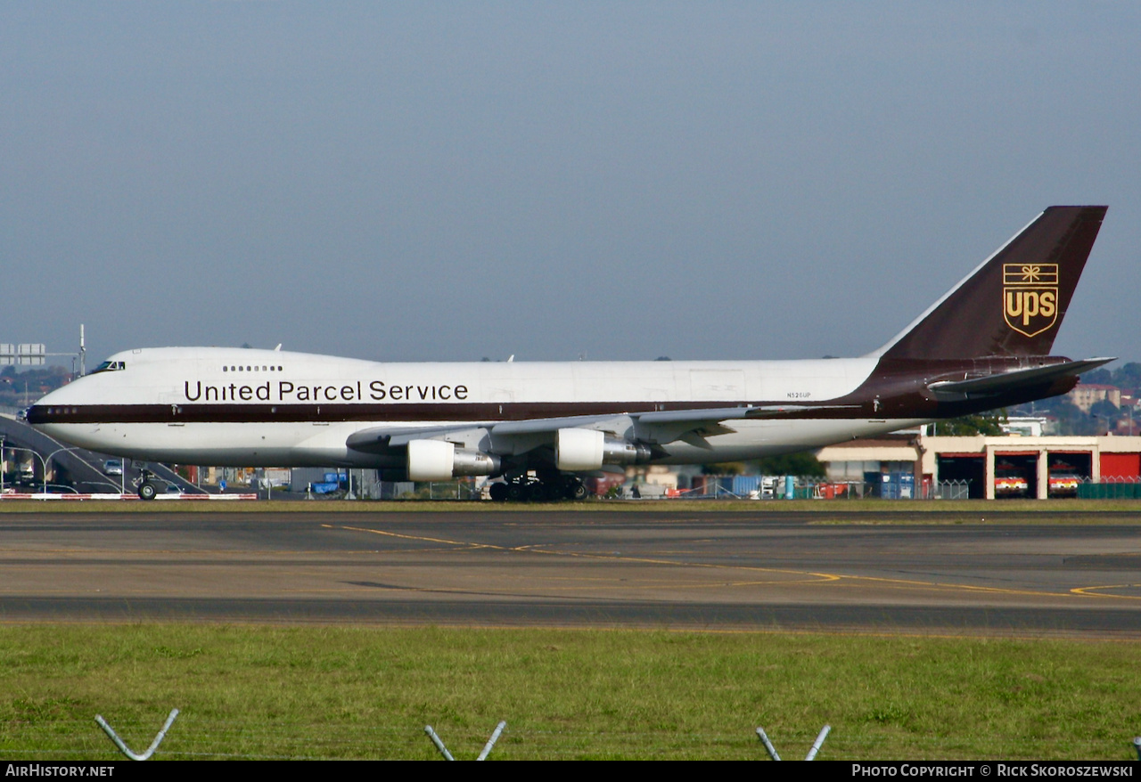 Aircraft Photo of N526UP | Boeing 747-212B(SF) | United Parcel Service - UPS | AirHistory.net #372035