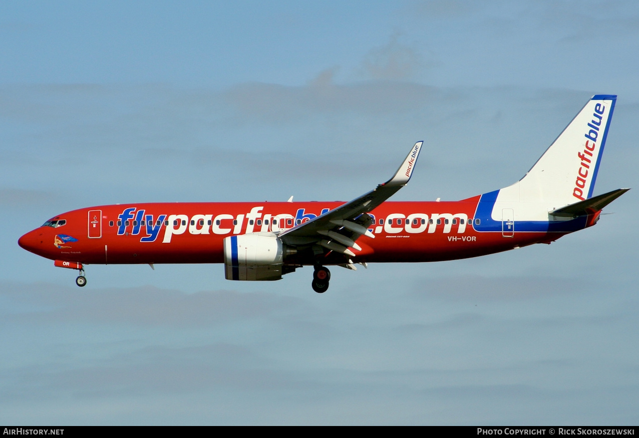 Aircraft Photo of VH-VOR | Boeing 737-8FE | Pacific Blue Airlines | AirHistory.net #372045