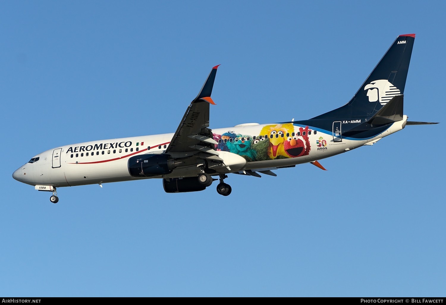 Aircraft Photo of XA-AMM | Boeing 737-852 | AeroMéxico | AirHistory.net #372059