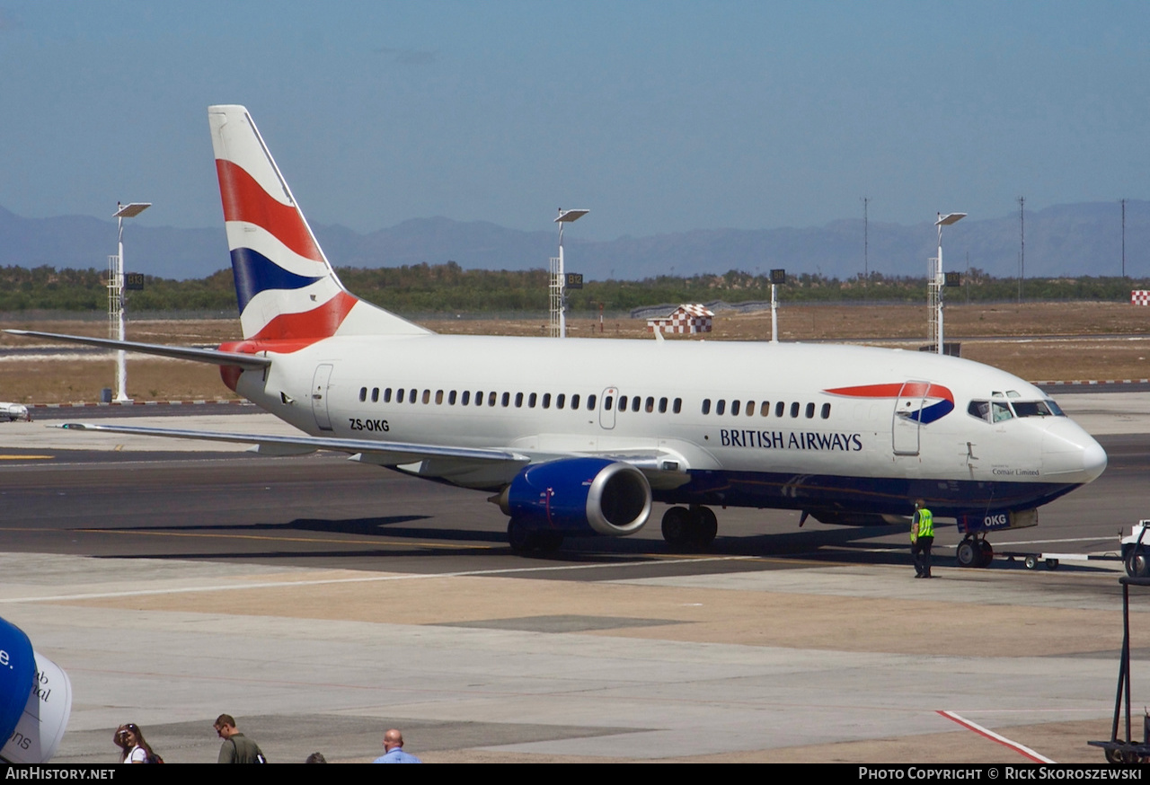 Aircraft Photo of ZS-OKG | Boeing 737-376 | British Airways | AirHistory.net #372095