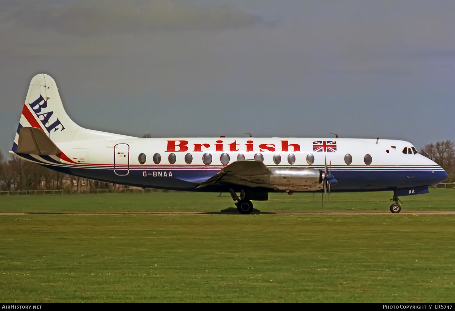 Aircraft Photo of G-BNAA | Vickers 806 Viscount | British Air Ferries - BAF | AirHistory.net #372102