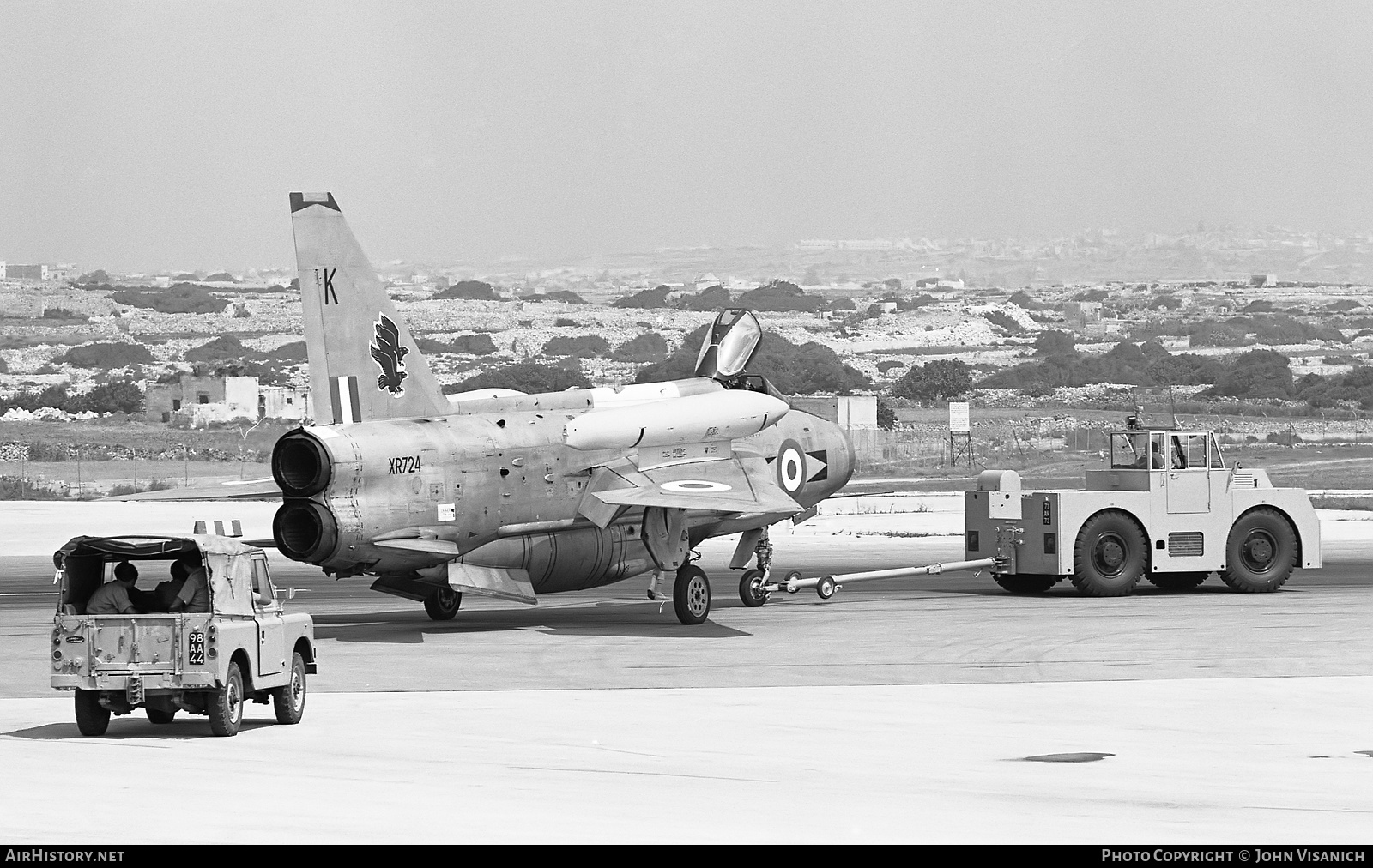 Aircraft Photo of XR724 | English Electric Lightning F6 | UK - Air Force | AirHistory.net #372114