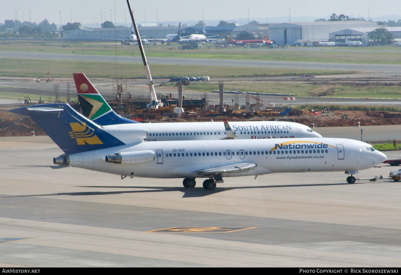 Aircraft Photo of ZS-OZP | Boeing 727-281/Adv | Nationwide Airlines | AirHistory.net #372115