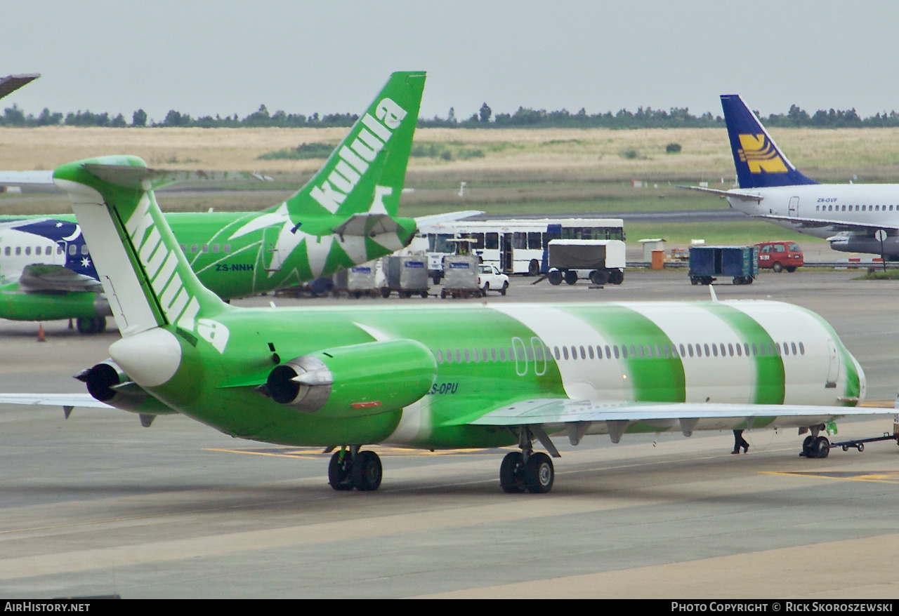 Aircraft Photo of ZS-OPU | McDonnell Douglas MD-82 (DC-9-82) | Kulula | AirHistory.net #372123