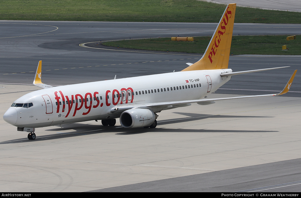 Aircraft Photo of TC-ANP | Boeing 737-82R | Pegasus Airlines | AirHistory.net #372131