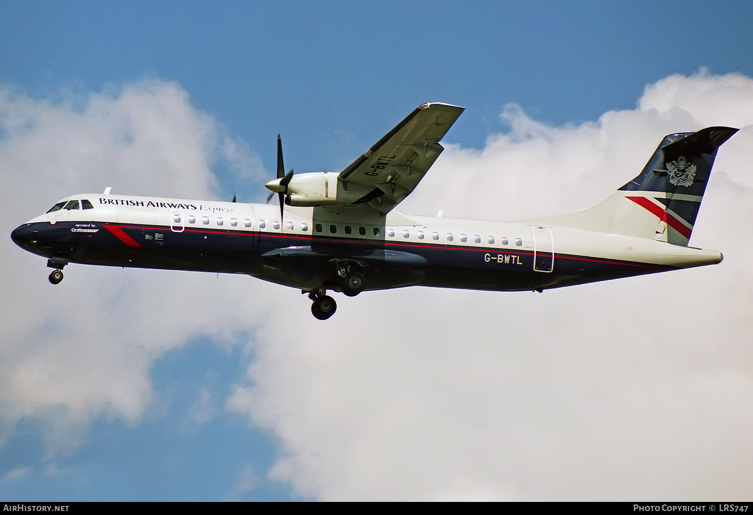 Aircraft Photo of G-BWTL | ATR ATR-72-202 | British Airways Express | AirHistory.net #372135