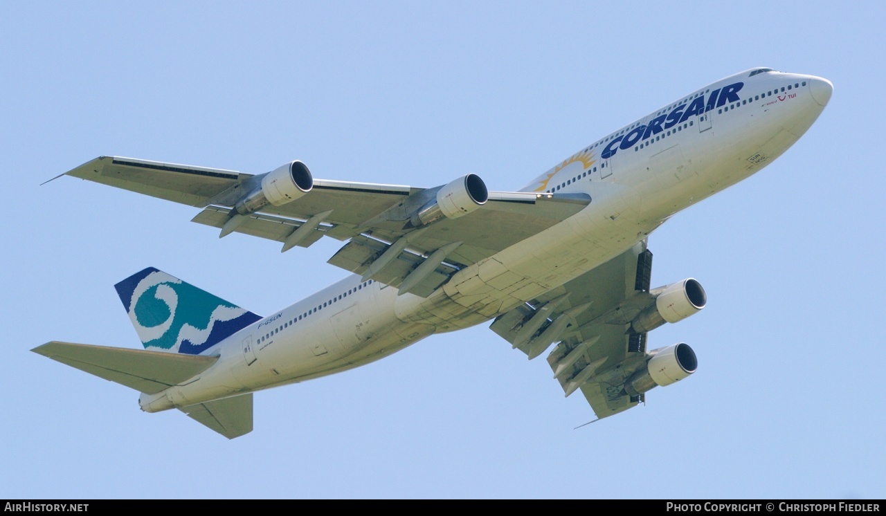 Aircraft Photo of F-GSUN | Boeing 747-312 | Corsair | AirHistory.net #372146