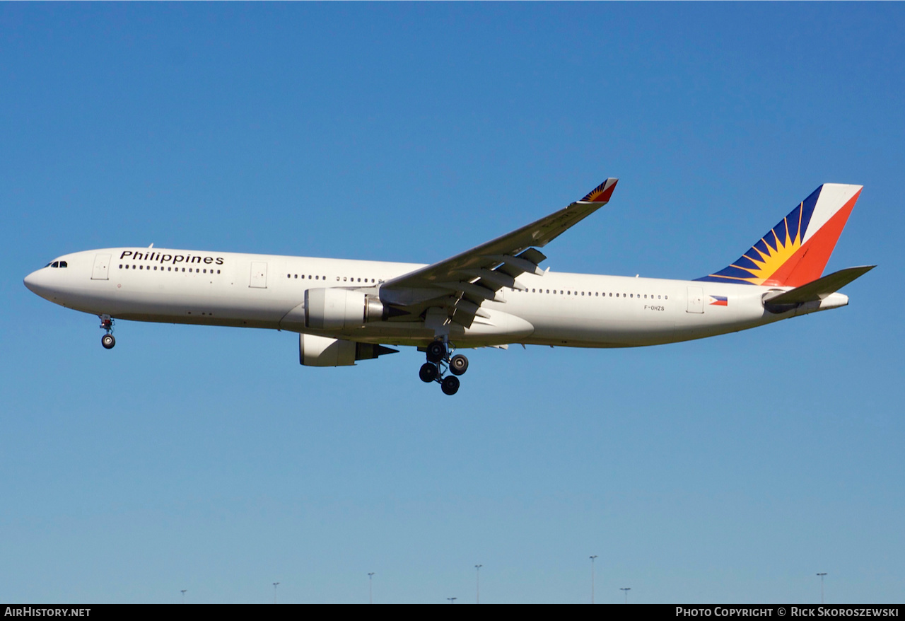 Aircraft Photo of F-OHZS | Airbus A330-301 | Philippine Airlines | AirHistory.net #372166