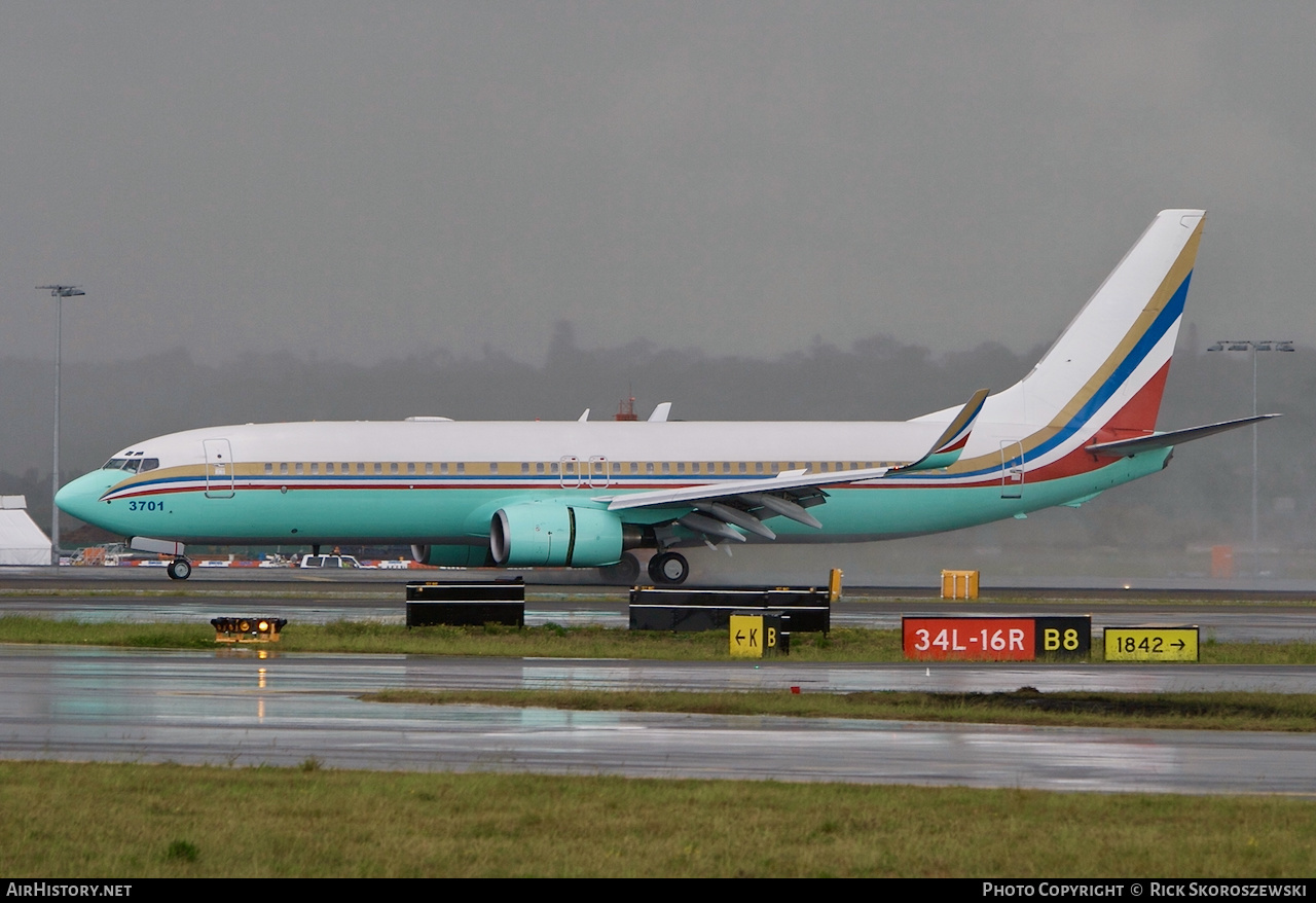 Aircraft Photo of 3701 | Boeing 737-8AR | Taiwan - Air Force | AirHistory.net #372170
