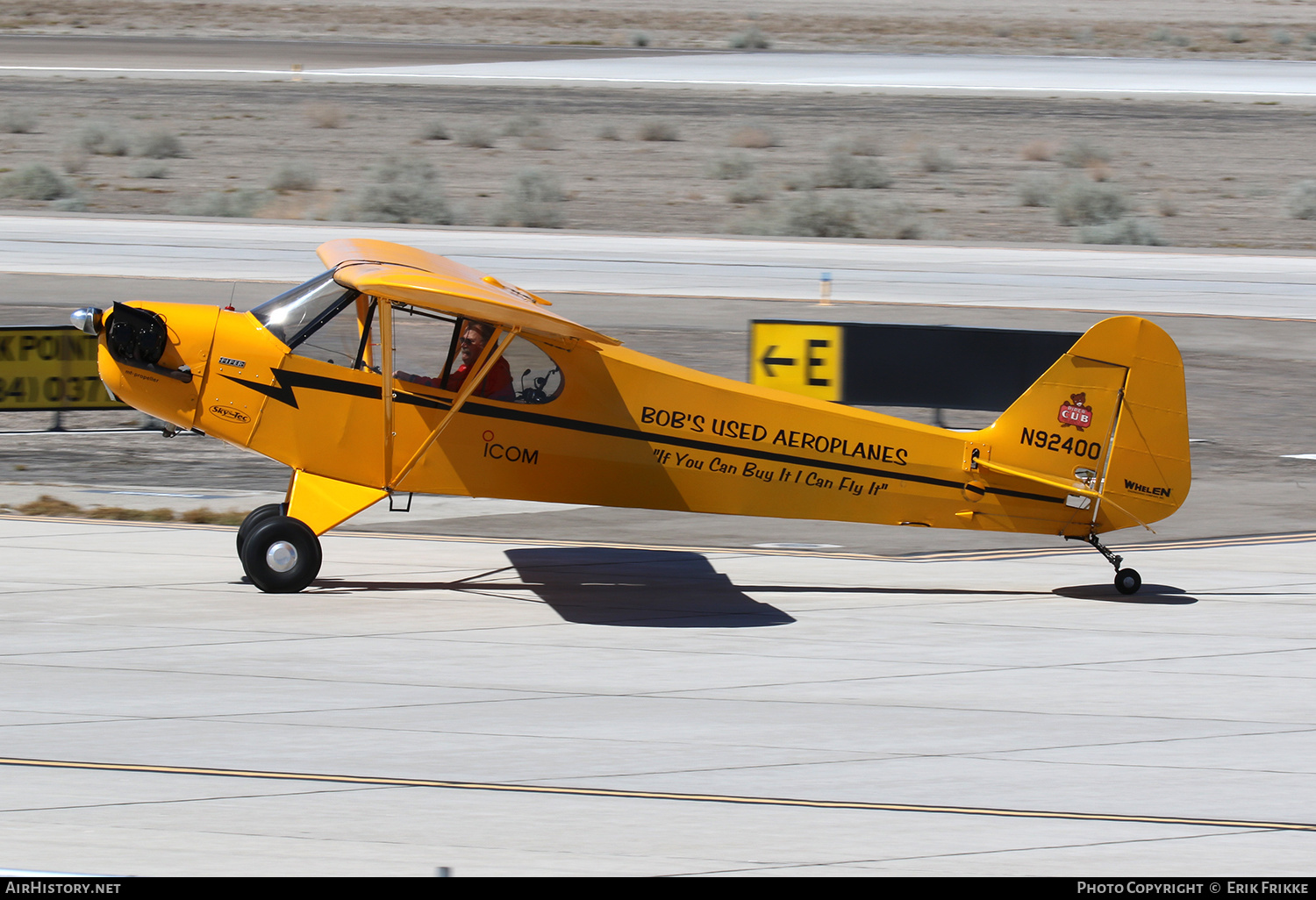 Aircraft Photo of N92400 | Piper J-3C-65 Cub | Bob's Discount Flying School | AirHistory.net #372173