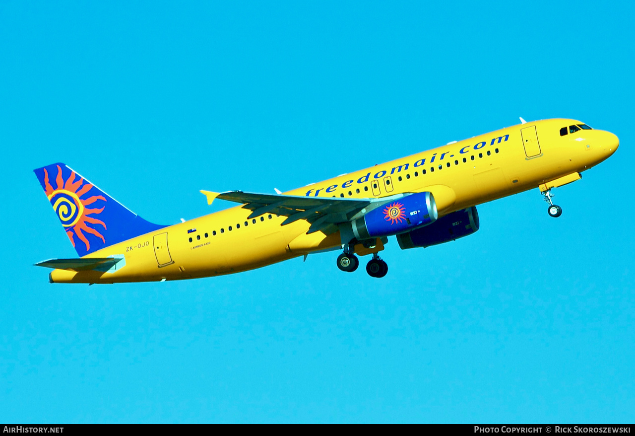 Aircraft Photo of ZK-OJO | Airbus A320-232 | Freedom Air | AirHistory.net #372176