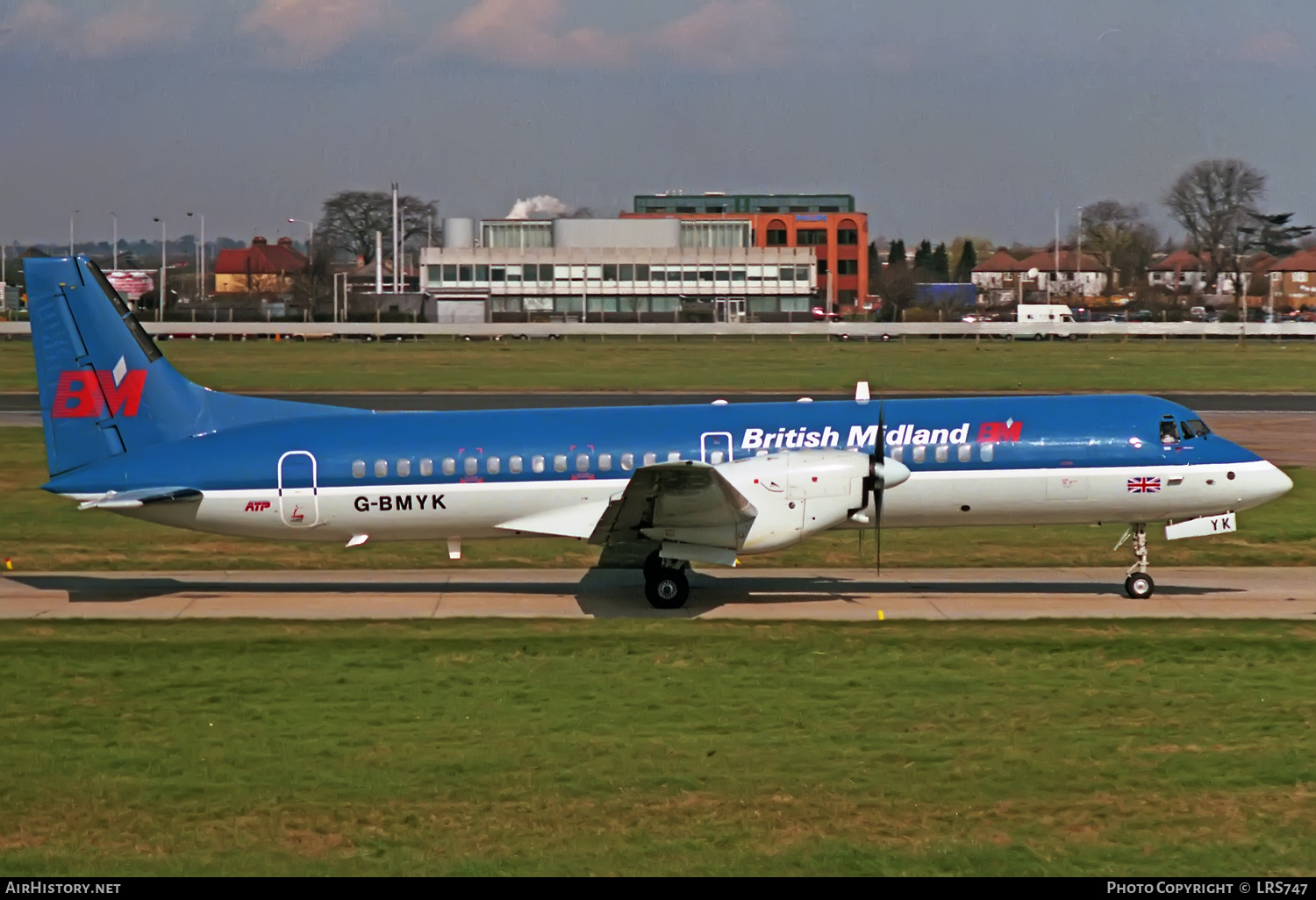 Aircraft Photo of G-BMYK | British Aerospace ATP | British Midland Airways - BMA | AirHistory.net #372183
