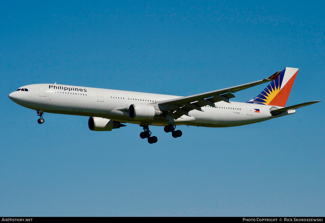 Aircraft Photo of F-OHZO | Airbus A330-301 | Philippine Airlines | AirHistory.net #372198