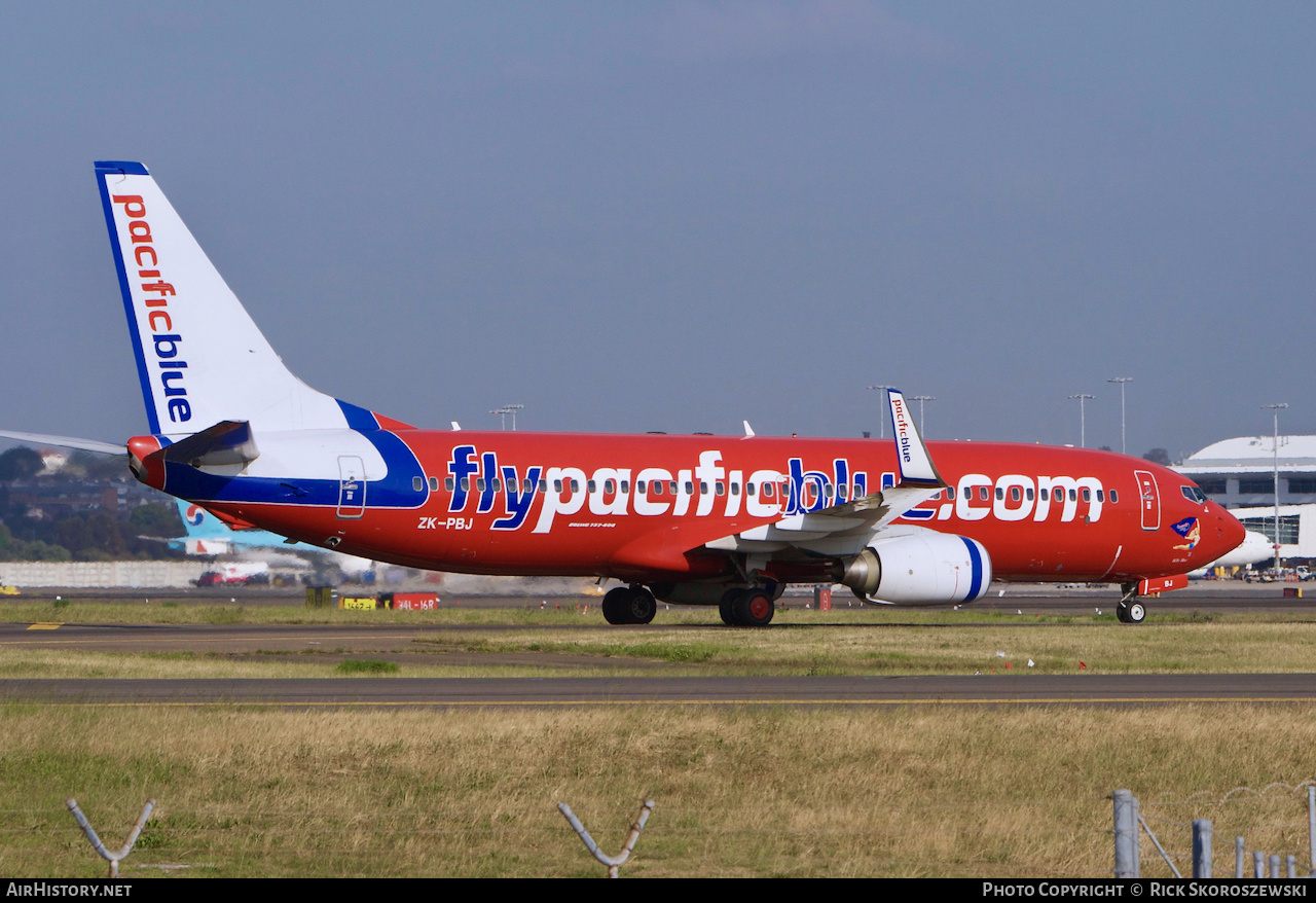 Aircraft Photo of ZK-PBJ | Boeing 737-8FE | Pacific Blue Airlines | AirHistory.net #372200