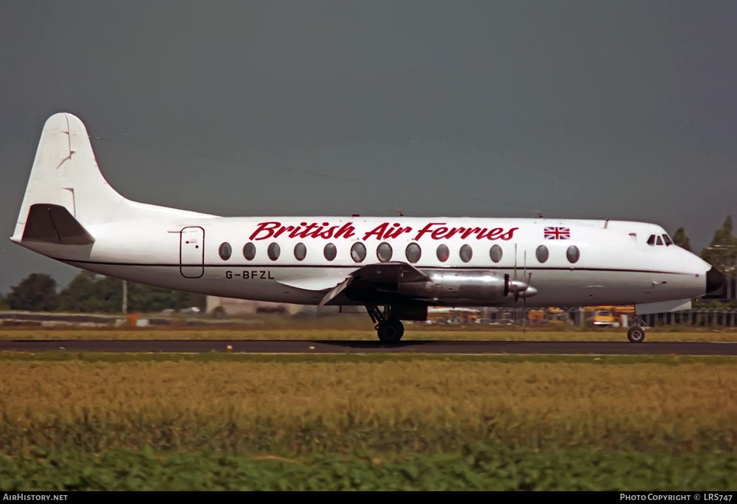 Aircraft Photo of G-BFZL | Vickers 836 Viscount | British Air Ferries - BAF | AirHistory.net #372206