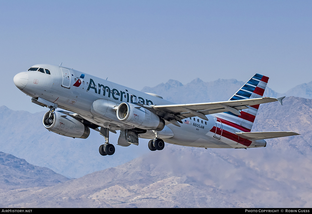Aircraft Photo of N805AW | Airbus A319-132 | American Airlines | AirHistory.net #372221