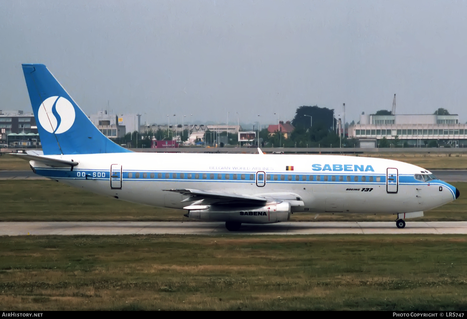 Aircraft Photo of OO-SDD | Boeing 737-229/Adv | Sabena | AirHistory.net #372226