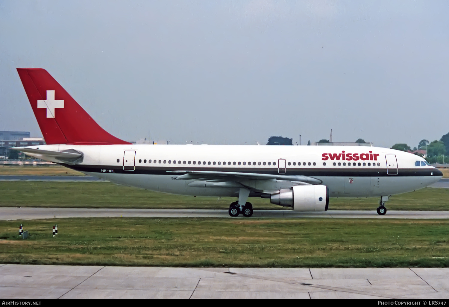 Aircraft Photo of HB-IPE | Airbus A310-221 | Swissair | AirHistory.net #372231