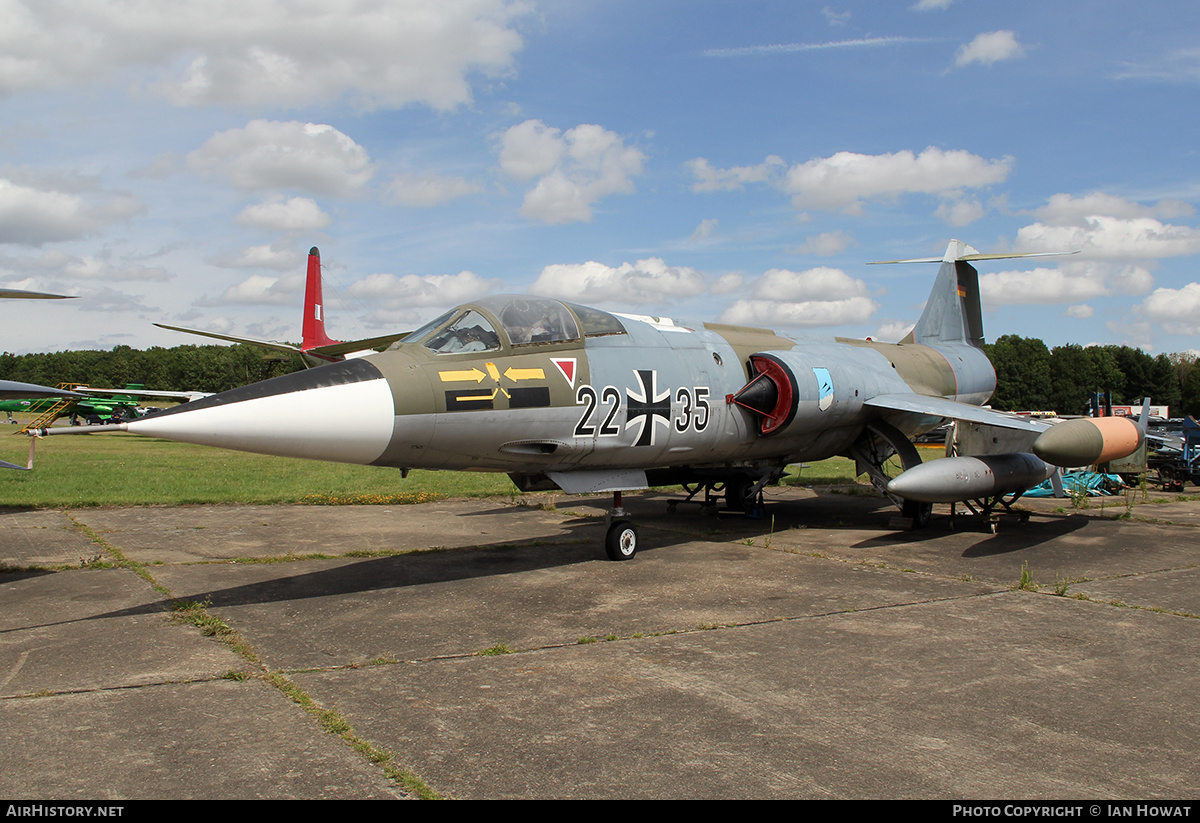 Aircraft Photo of 2235 | Lockheed F-104G Starfighter | Germany - Air Force | AirHistory.net #372259