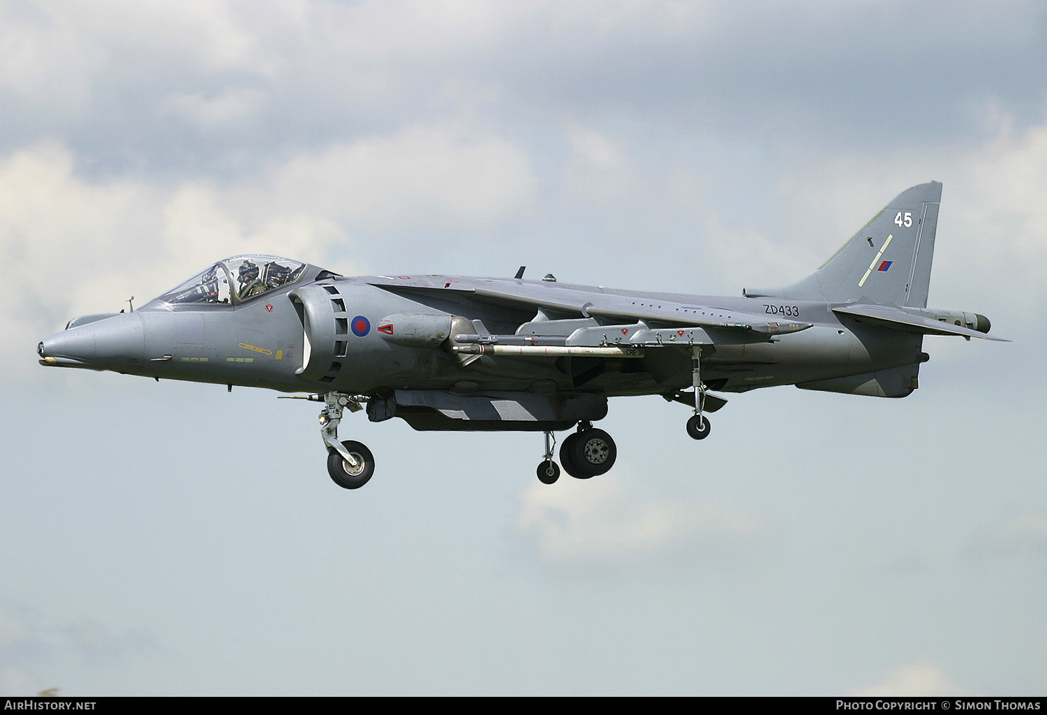 Aircraft Photo of ZD433 | British Aerospace Harrier GR7 | UK - Air Force | AirHistory.net #372266