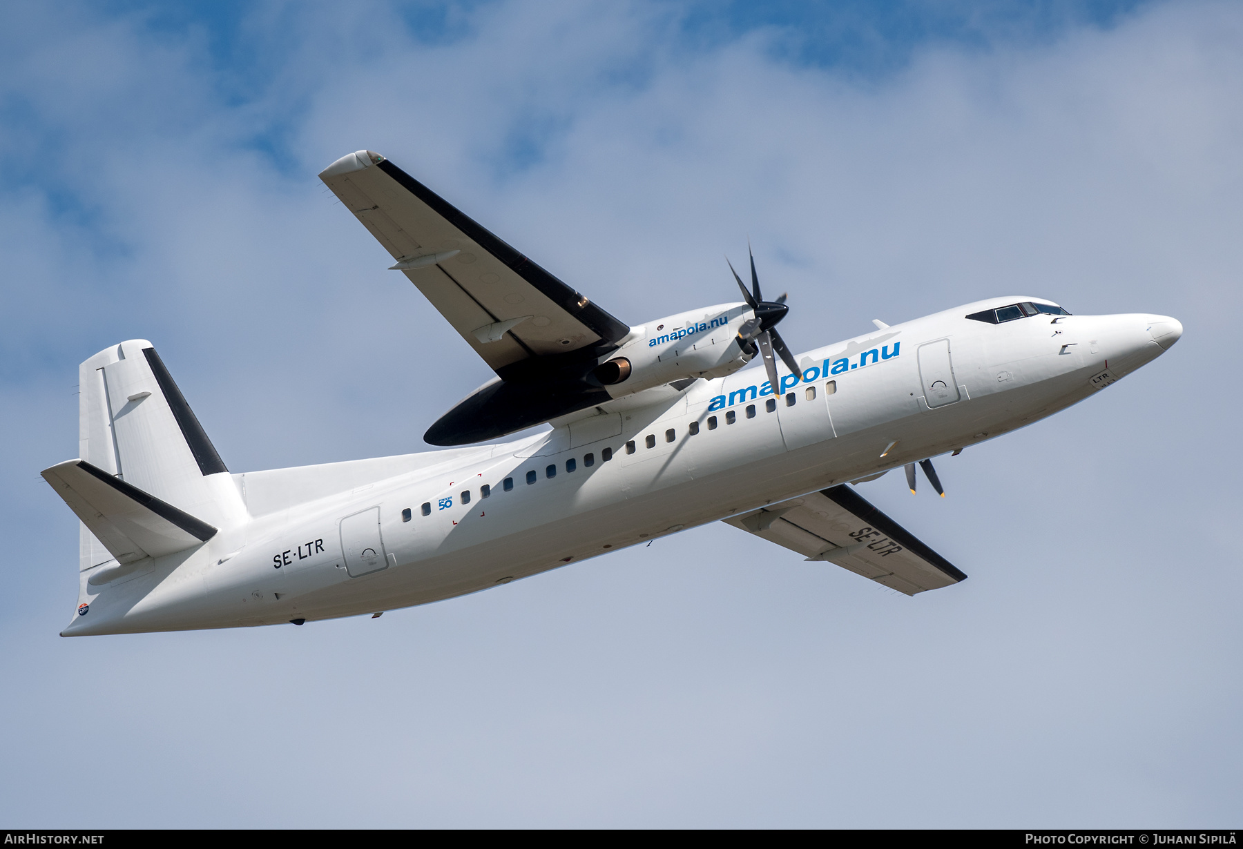 Aircraft Photo of SE-LTR | Fokker 50 | Amapola Flyg | AirHistory.net #372274