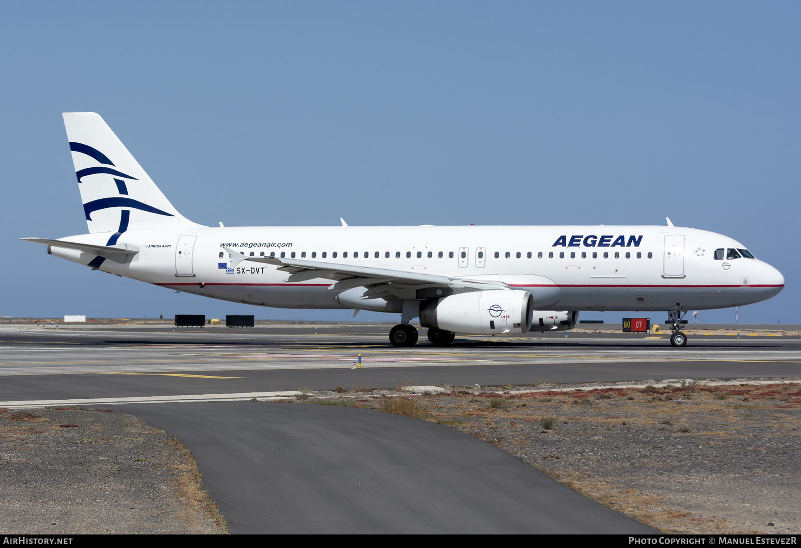 Aircraft Photo of SX-DVT | Airbus A320-232 | Aegean Airlines | AirHistory.net #372295