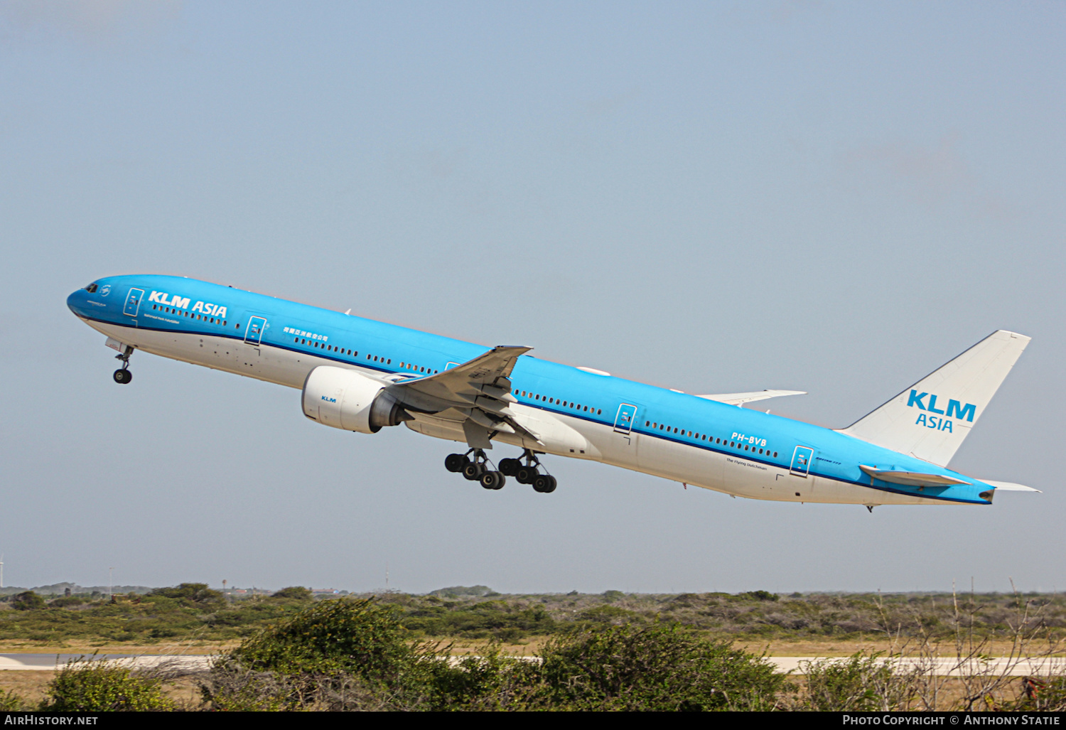 Aircraft Photo of PH-BVB | Boeing 777-306/ER | KLM Asia | AirHistory.net #372325