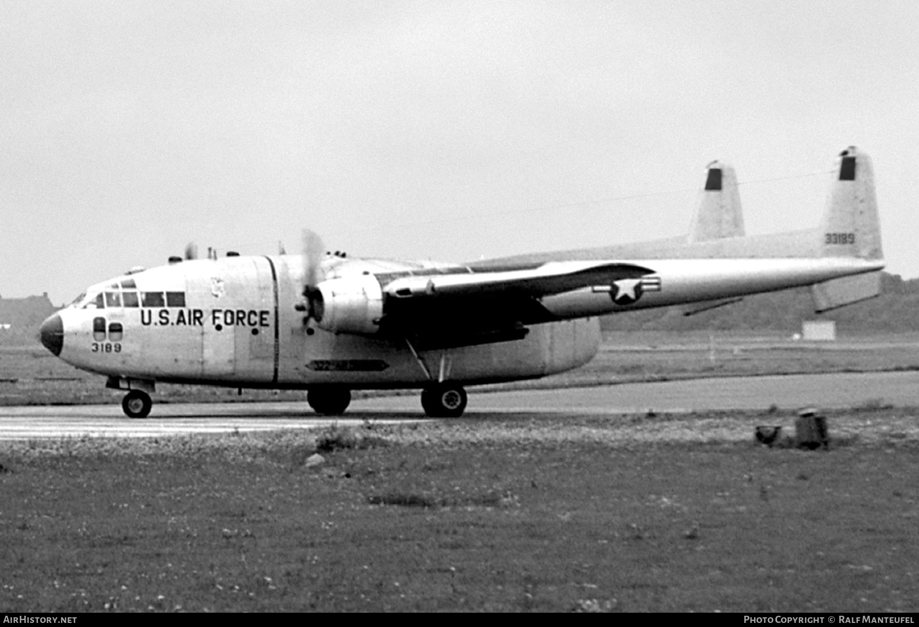 Aircraft Photo of 53-3189 / 33189 | Fairchild C-119G Flying Boxcar | USA - Air Force | AirHistory.net #372335