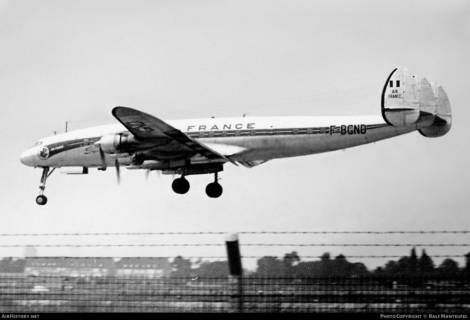 Aircraft Photo of F-BGND | Lockheed L-1049G Super Constellation | Air France | AirHistory.net #372337