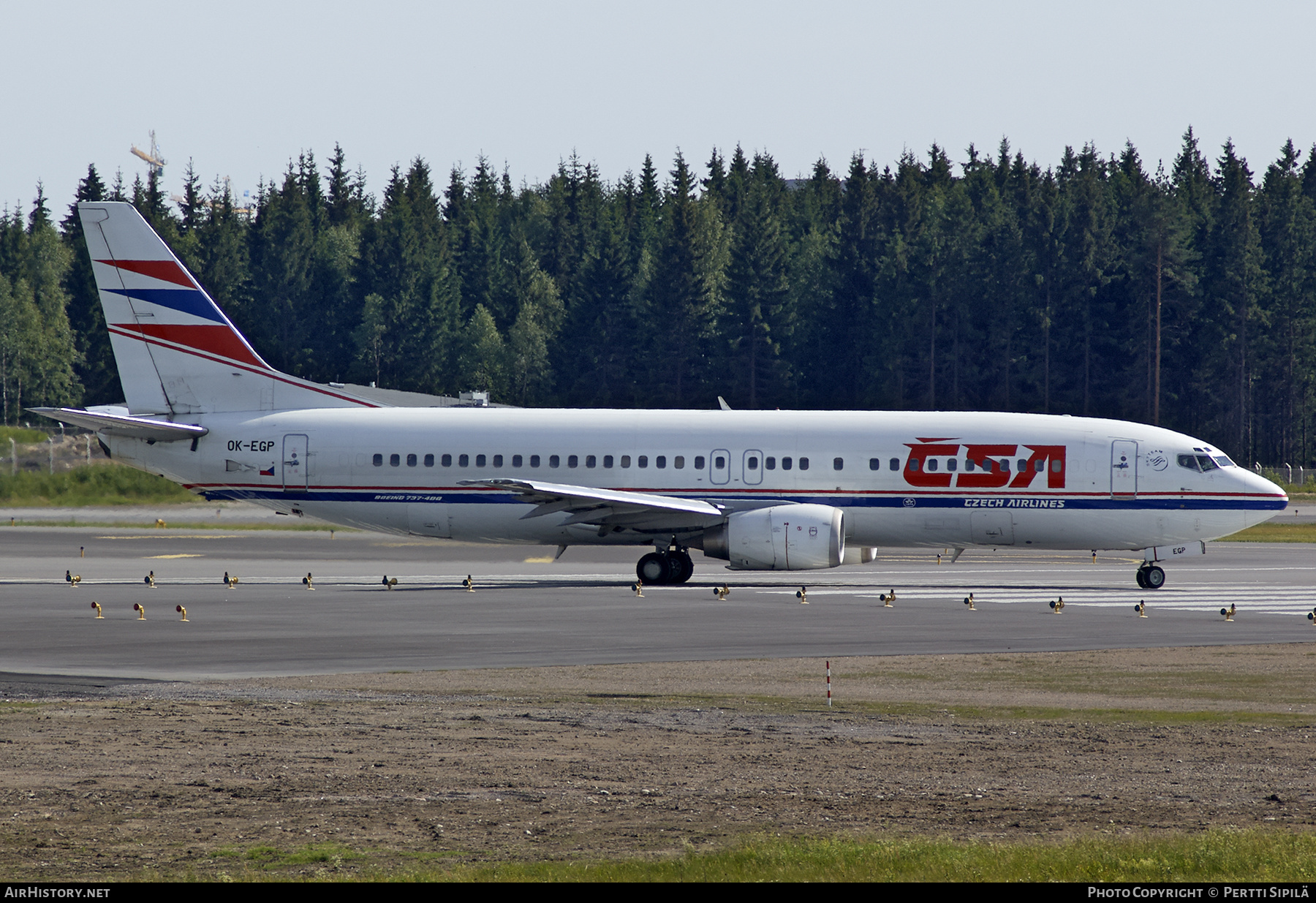 Aircraft Photo of OK-EGP | Boeing 737-45S | ČSA - Czech Airlines | AirHistory.net #372359