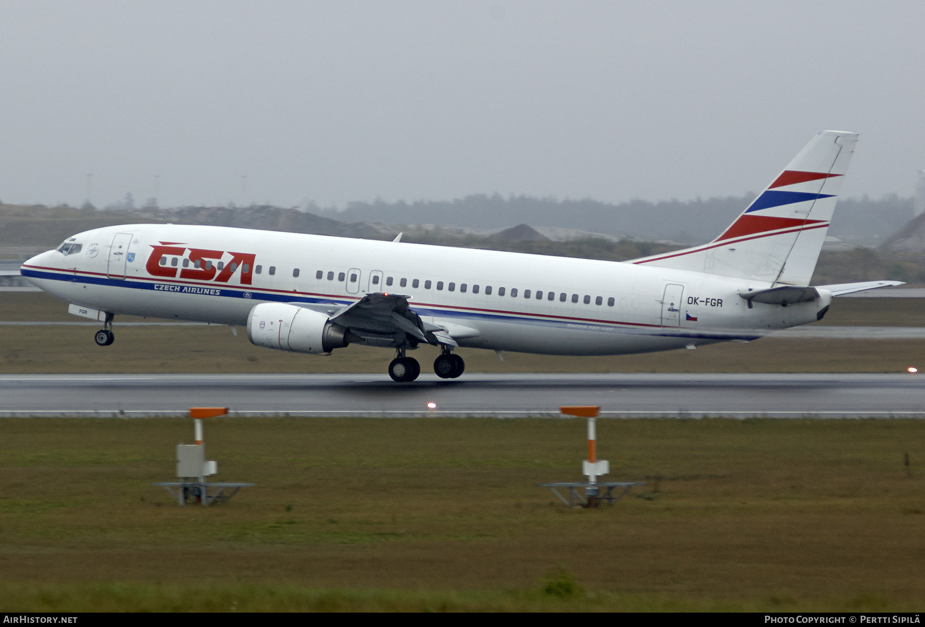 Aircraft Photo of OK-FGR | Boeing 737-45S | ČSA - Czech Airlines | AirHistory.net #372360