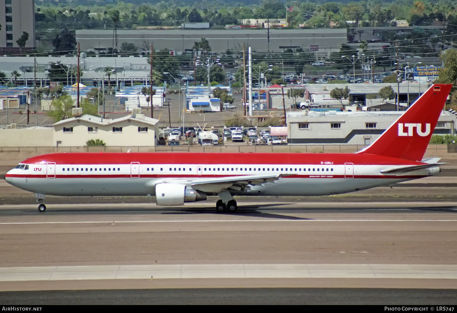 Aircraft Photo of D-AMUJ | Boeing 767-3G5/ER | LTU - Lufttransport-Unternehmen | AirHistory.net #372362