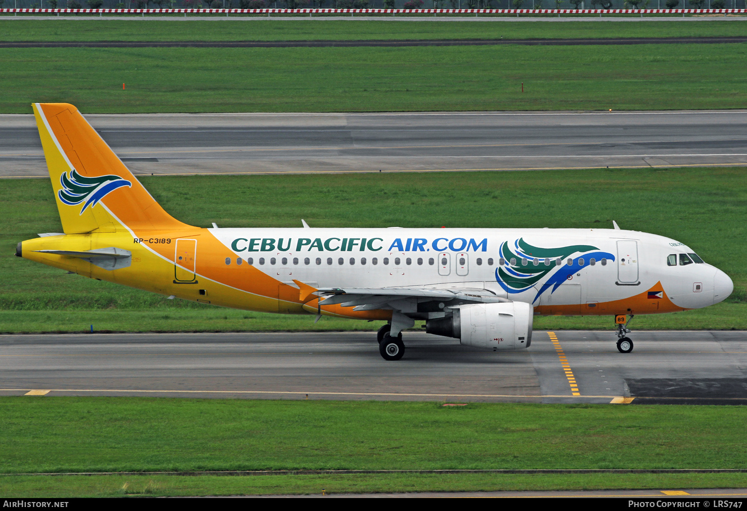 Aircraft Photo of RP-C3189 | Airbus A319-111 | Cebu Pacific Air | AirHistory.net #372368