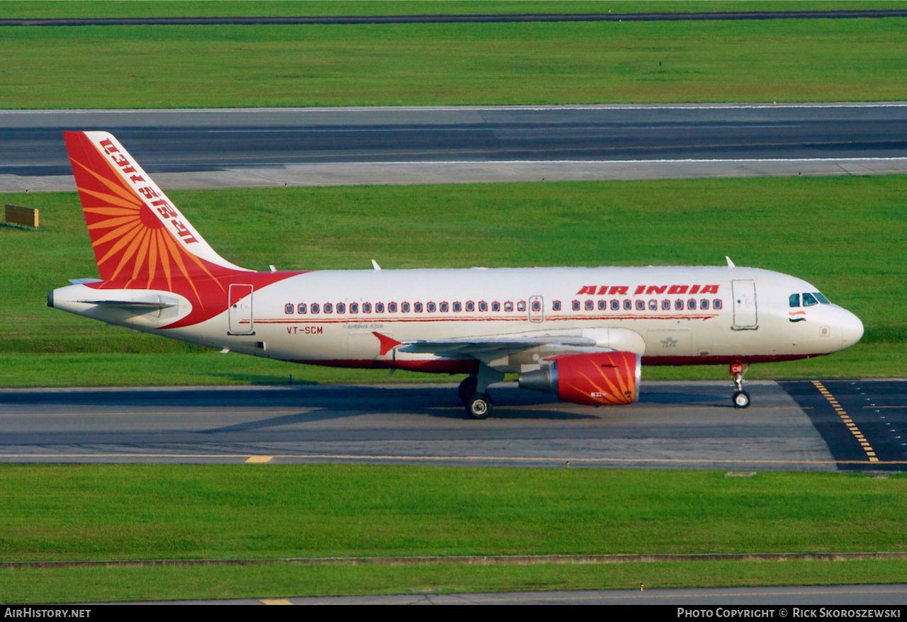 Aircraft Photo of VT-SCM | Airbus A319-112 | Air India | AirHistory.net #372402