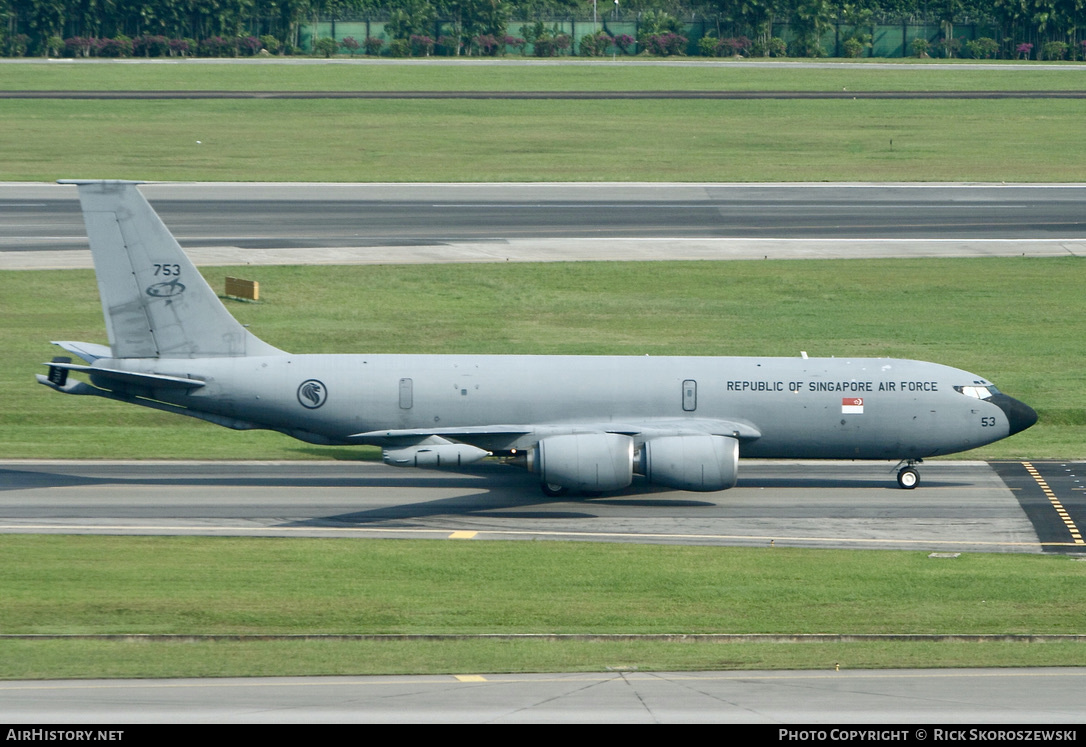 Aircraft Photo of 753 | Boeing KC-135R Stratotanker | Singapore - Air Force | AirHistory.net #372403