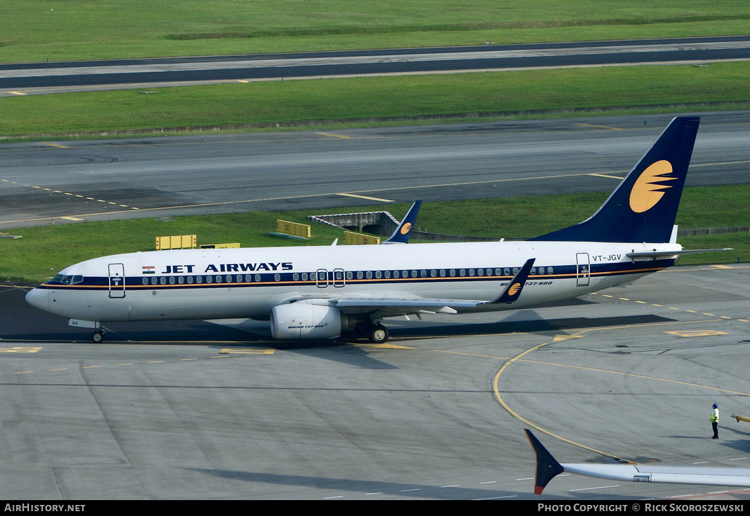 Aircraft Photo of VT-GJV | Boeing 737-85R | Jet Airways | AirHistory.net #372404