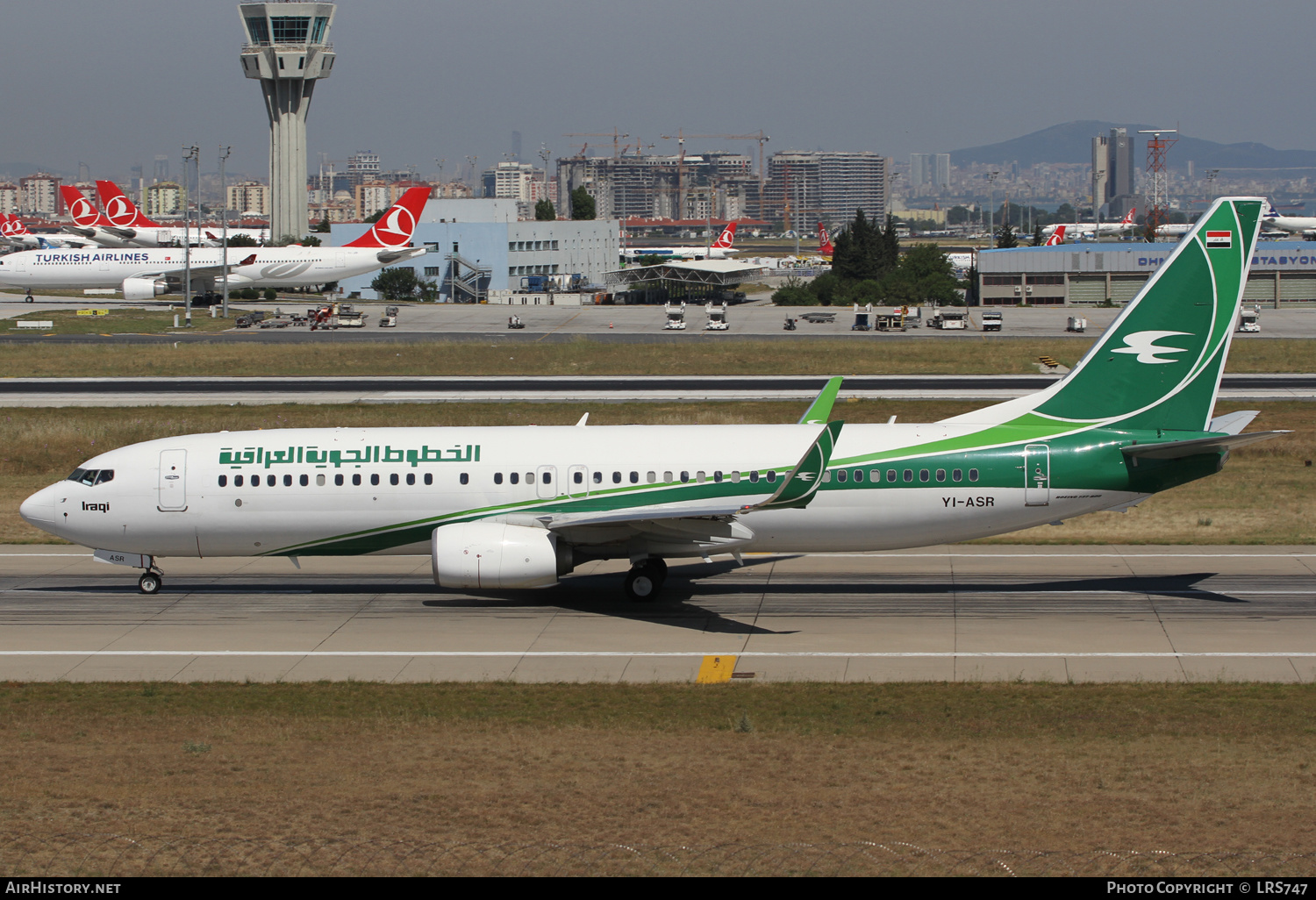 Aircraft Photo of YI-ASR | Boeing 737-81Z | Iraqi Airways | AirHistory.net #372442