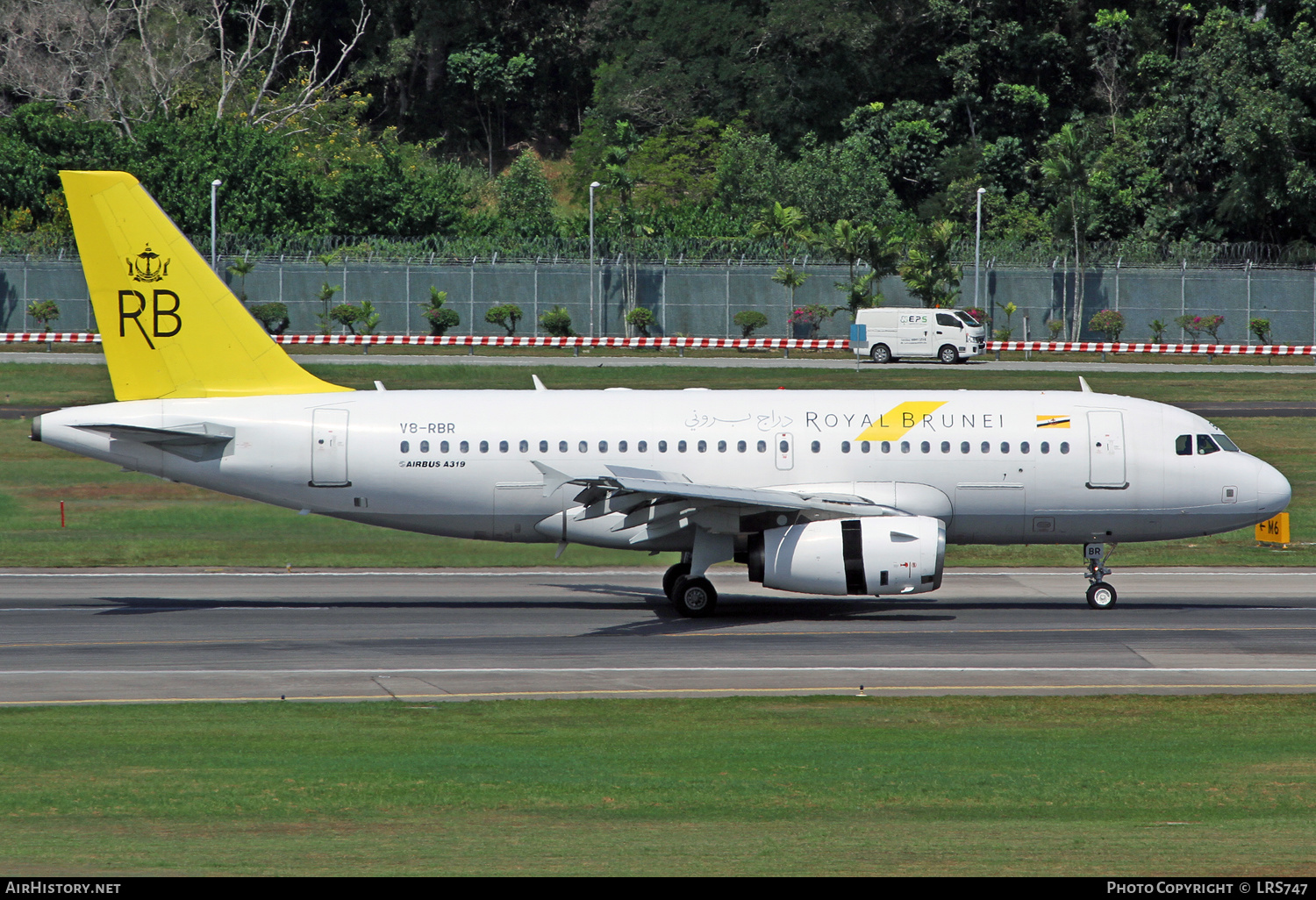 Aircraft Photo of V8-RBR | Airbus A319-132 | Royal Brunei Airlines | AirHistory.net #372451