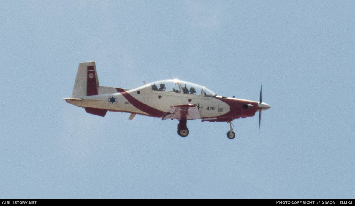 Aircraft Photo of 478 | Hawker Beechcraft T-6A Efroni | Israel - Air Force | AirHistory.net #372452