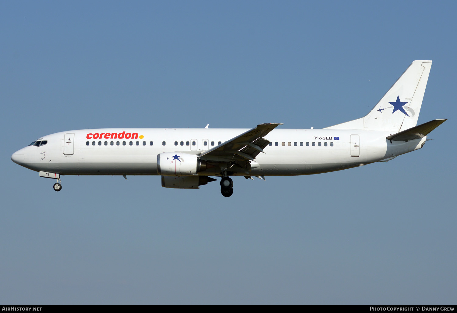 Aircraft Photo of YR-SEB | Boeing 737-484 | Corendon Airlines | AirHistory.net #372472