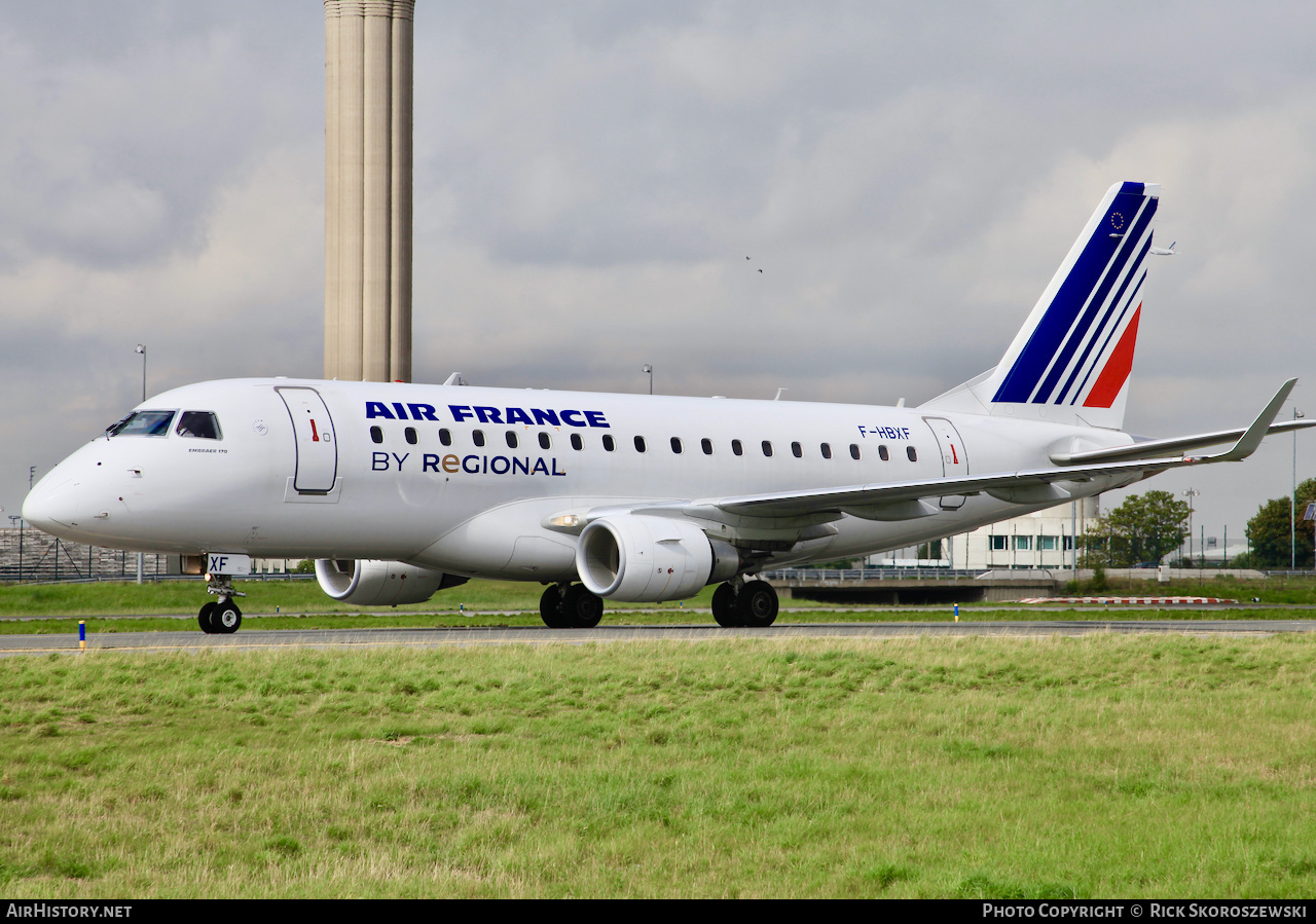 Aircraft Photo of F-HBXF | Embraer 170STD (ERJ-170-100STD) | Air France | AirHistory.net #372535